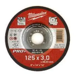 Диск відрізний по металу MILWAUKEE, SC 41/125х3 PRO+, 125мм №2