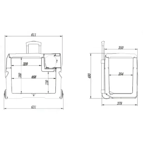 Холодильник автомобільний Brevia 40л (компресор LG) 22735 №13