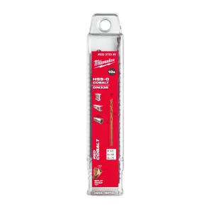 Свердло по металу HSS-Co MILWAUKEE DIN338, діаметр 4.2мм, (10шт) №1