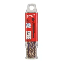 Сверло по металлу HSS-Co MILWAUKEE DIN338, диаметр 3.2мм, (10шт)