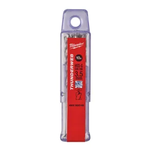 Сверло по металлу THUNDERWEB HSS-G MILWAUKEE DIN338, диаметр 3.5 x 70 мм, (10шт) №1
