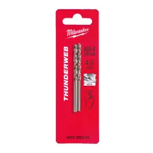 Сверло по металлу THUNDERWEB HSS-G MILWAUKEE DIN338, диаметр 4,0 x 75 мм, (2шт)