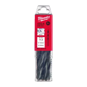 Сверло по металлу HSS-R MILWAUKEE DIN338, диаметр 11,5мм, (5шт) №1