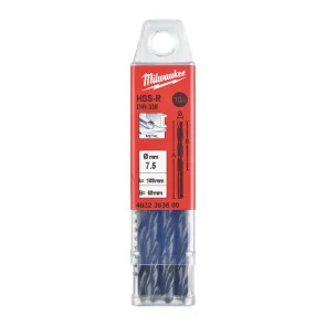 Сверло по металлу HSS-R MILWAUKEE DIN338, диаметр 7,5мм, (10шт) №1