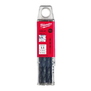 Сверло по металлу HSS-R MILWAUKEE DIN338, O5.5мм, (10шт) №1