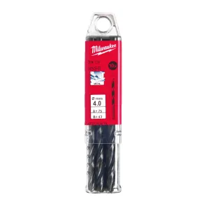 Сверло по металлу HSS-R MILWAUKEE DIN338, диаметр 4,0 мм, (10шт) №4