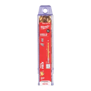 Свердло по металу RedHEX HSS-G TiN MILWAUKEE, діаметр 10 мм (5шт) №1