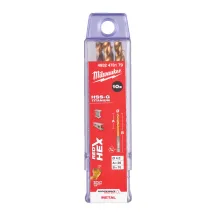 Сверло по металлу RedHEX HSS-G TiN MILWAUKEE, диаметр 4.5 мм (10шт)