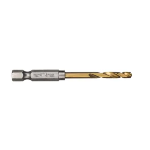 Сверло по металлу RedHEX HSS-G TiN MILWAUKEE, диаметр 4 мм (10шт) №2