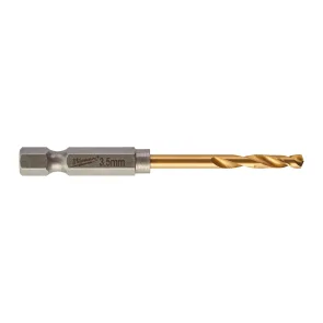 Сверло по металлу RedHEX HSS-G TiN MILWAUKEE, диаметр 3.5 мм (10шт) №2