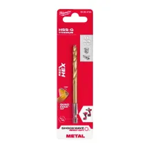 Сверло по металлу RedHEX HSS-G TiN MILWAUKEE, диаметр 5.5 мм