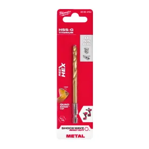 Сверло по металлу RedHEX HSS-G TiN MILWAUKEE, диаметр 5.5 мм №1