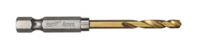Сверло по металлу RedHEX HSS-G TiN MILWAUKEE, диаметр 4,0 мм, (2шт) №2