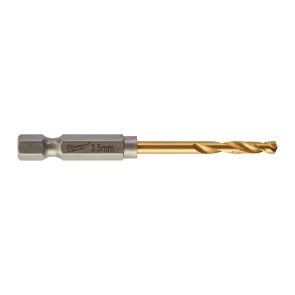 Сверло по металлу RedHEX HSS-G TiN MILWAUKEE, диаметр 3.5 мм (2шт) №2