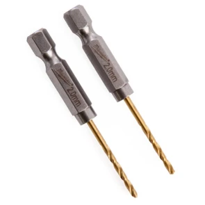 Сверло по металлу RedHEX HSS-G TiN MILWAUKEE, диаметр 2,0 мм (2шт) №3