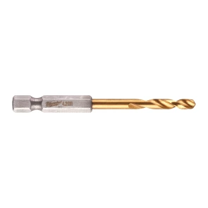 Сверло по металлу RedHEX HSS-G TiN MILWAUKEE, диаметр 4.2 мм №2