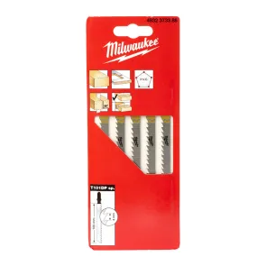 Полотна Для лобзика T101DP MILWAUKEE, 105мм/шаг зуба 4мм, (5шт), (древесина, прямой рез) №3