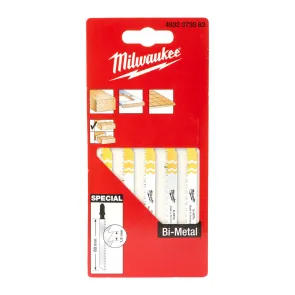 Полотна Для лобзика SPECIAL MILWAUKEE, 60мм/шаг зуба 1,9мм, (5шт), ), (ламинат, паркетная доска) №1