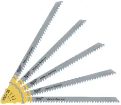Полотна Для лобзика T301CD MILWAUKEE, 105мм/ шаг зуба 3,0мм, (5шт), (древесина, Чистый рез)