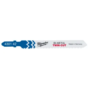 Полотна Для лобзика Bi-Metal T123XF TWIN CUT MILWAUKEE, 91мм/ шаг зуба 2,5/ 1,8 мм, (5шт), (универсальные) №3