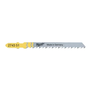 Полотна Для лобзика T101D MILWAUKEE, 75мм/шаг зуба 4мм, (5шт), (древесина, Чистый рез) №3