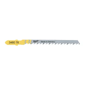 Полотна Для лобзика T244D MILWAUKEE, 75мм/шаг зуба 4,0мм, (5шт), (фигурный рез, древесина) №2