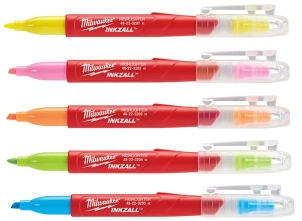 Набор текстмаркеров InkZAll MILWAUKEE, цветные, (5шт) №2