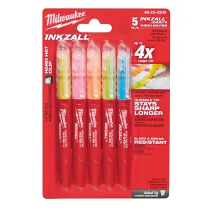 Набор текстмаркеров InkZAll MILWAUKEE, цветные, (5шт) №5
