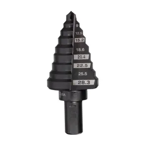 Сверло ступенчатое Step Drill MILWAUKEE, для электриков PG7-PG21 с шагом 2мм №1