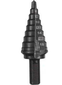 Свердло ступінчасте кобальтове ALCRN 4-20MM MILWAUKEE №1