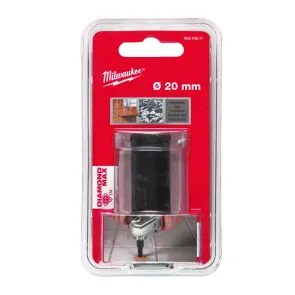 Коронка алмазная Diamond Max MILWAUKEE, O20мм №2