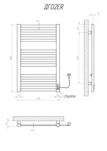 Рушникосушарка KOSSER Герда 800х500 ER №5