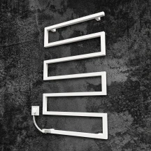 Полотенцесушитель KOSSER Зета 900х550 EL тайм. Белый