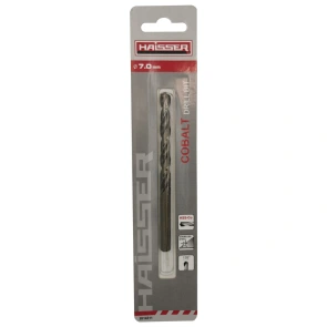 Сверло по металлу HSS COBALT INDUSTRIAL - 7.0х69х109мм DIN338 уп.1шт (HAISSER) №1