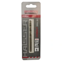 Сверло по металлу HSS COBALT INDUSTRIAL - 4.2х43х75мм DIN 338 уп.1шт (HAISSER)