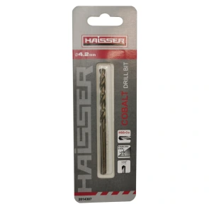 Сверло по металлу HSS COBALT INDUSTRIAL - 4.2х43х75мм DIN 338 уп.1шт (HAISSER) №1