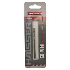 Сверло по металлу HSS COBALT INDUSTRIAL - 3.2х36х65мм DIN 338 уп.1шт (HAISSER) №1