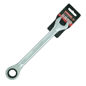 (48499) Ключ комбинированный с трещоточкой CRV Cold Stamped 19мм с подв. HAISSER №1