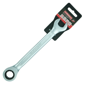 (48497) Ключ комбинированный с трещоточкой CRV Cold Stamped 17мм с подв. HAISSER №1