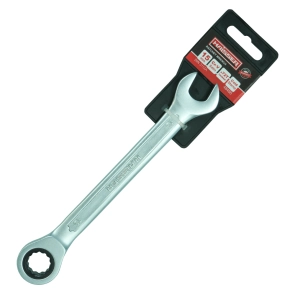 (48495) Ключ комбинированный с трещоточкой CRV Cold Stamped 15мм с подв. HAISSER №1
