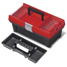 (90064) Ящик для инструментов 12" Stuff Carbo SP Alu red HAISSER
