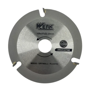 Диск універсальний по дереву для КШМ 125 x 3T x 22.23mm (WERK) №1