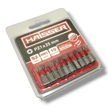 Біта - PZ1 х 25мм, набір 10шт., блістер (HAISSER)