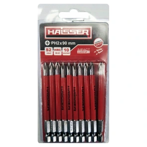 Біта - PH2 х 90мм, набір 10шт., блістер (HAISSER) №1