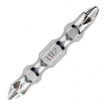 Біта двухстороння - PH2/PH2 45мм, набір 10шт., блістер (HAISSER)