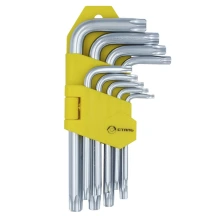 (48104) Набор Г-образных ключей TORX с отверстием СТАЛЬ