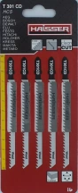 Пильные полотна - T301СD, 90мм, н-р 5шт (HAISSER)