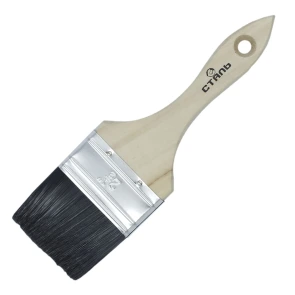 (34072) пензлик для лаку 2,5" натуральний ворс Сталь №1