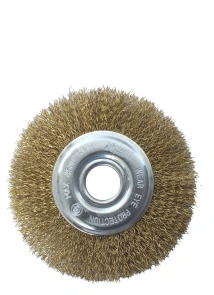 Щетка дисковая из гофрированного проволоки 125мм (WERK) №1