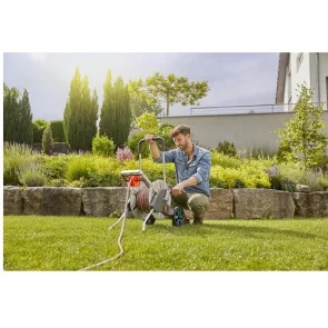 Тележка для шланга GARDENA AquaRoll M EasyMetal №4